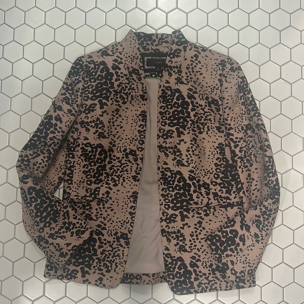 J. Crew Linen Blend Blazer